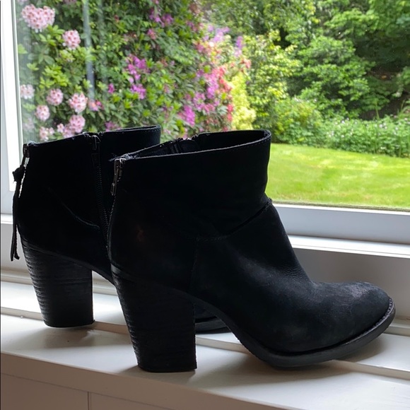 Steve Madden Suede Leather Booties - Picture 1 of 5